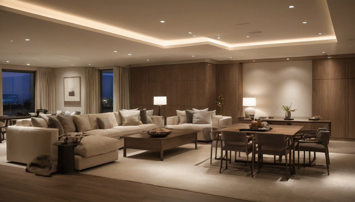 Luxury interior image showing What should “lighting design included” mean in a residential interior design proposal