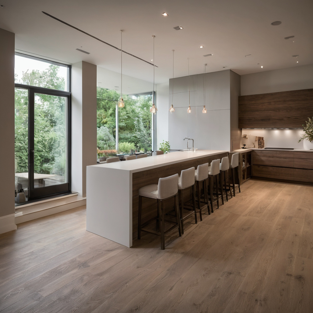 Does the residential lighting scope include calculations and a complete fixture schedule shown in a luxury residential interior